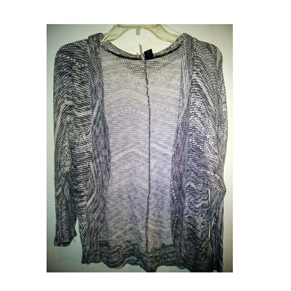 Love by Design Black & White Cardigan